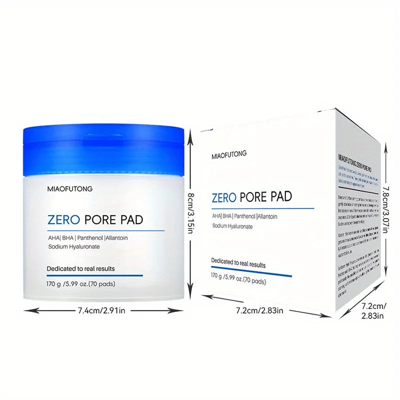 70PCS Hyaluronic Acid Cleansing and Makeup Remover Pads,Cotton Pad MakeupRemover Pads, Gently Clean and Remove Makeup Moisturize