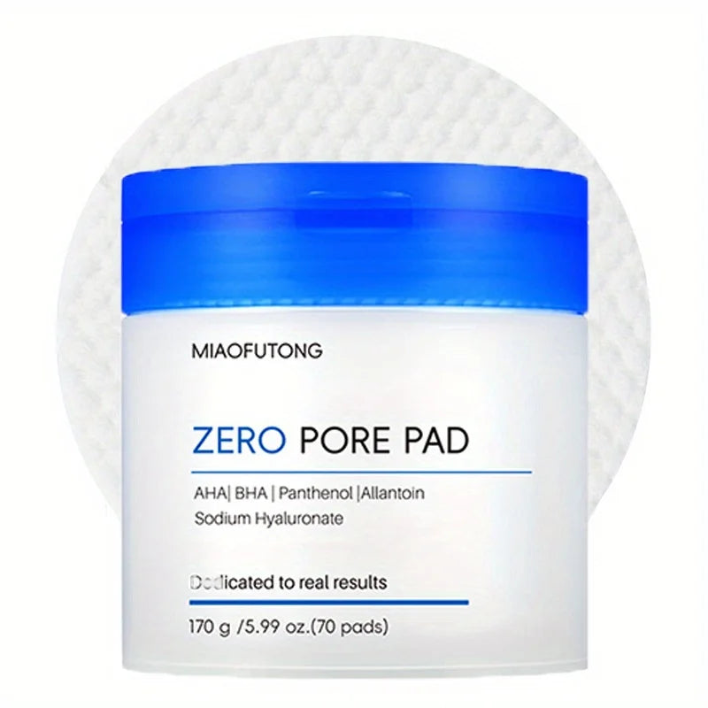 70PCS Hyaluronic Acid Cleansing and Makeup Remover Pads,Cotton Pad MakeupRemover Pads, Gently Clean and Remove Makeup Moisturize